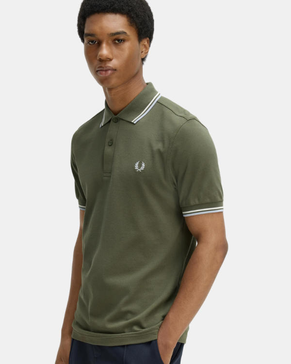 Camisetas Manga corta Hombre FRED PERRY Verde M3600