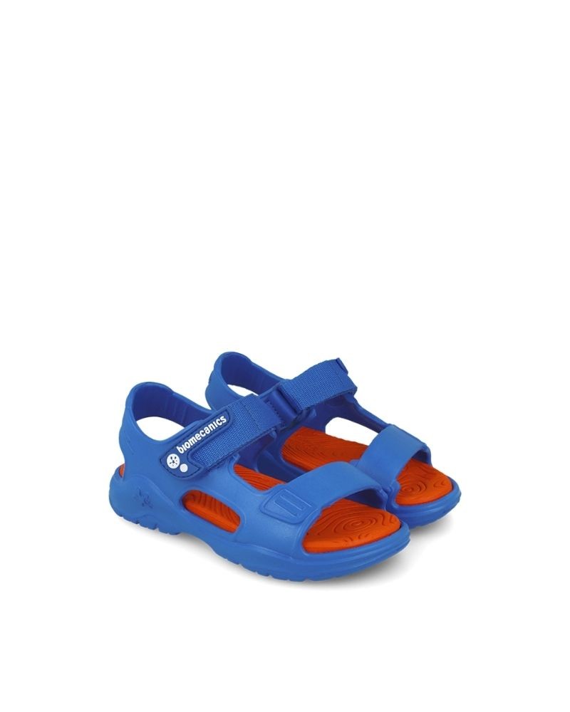Sandalias Abiertas Chancletas Infantil BIOMECANICS Azul 232290 A090