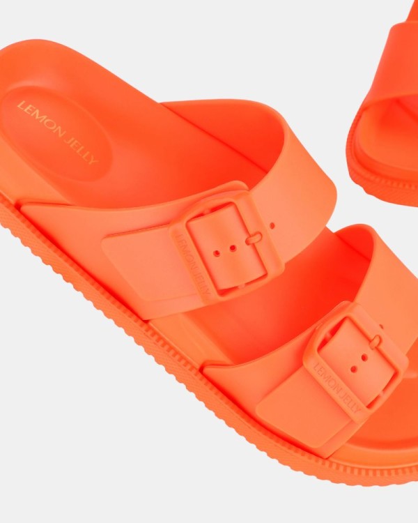 Sandalias Chancletas Mujer Lemon Jelly Naranja ELISE
