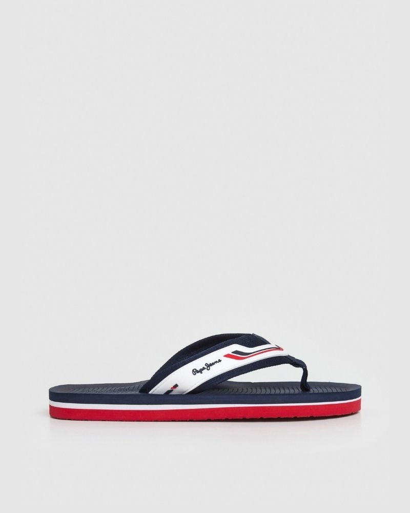 Sandalias Chancletas Hombre PEPE JEANS Azul PMS70162 WEST CLUB