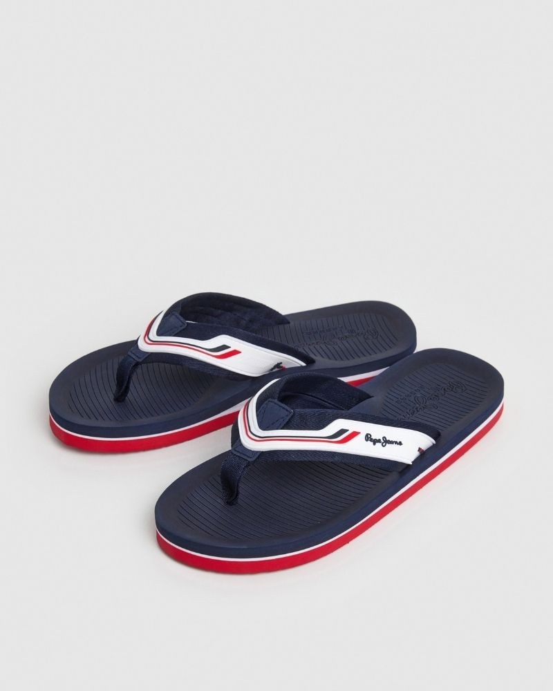 Sandalias Chancletas Hombre PEPE JEANS Azul PMS70162 WEST CLUB