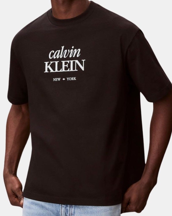 Camisetas Manga corta Hombre CALVIN KLEIN Negro LV04RF818G