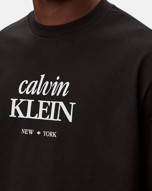 Camisetas Manga corta Hombre CALVIN KLEIN Negro LV04RF818G