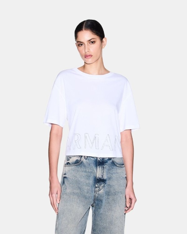 Camisetas Manga corta Mujer ARMANI EXCHANGE Blanco XW001709 AF17172