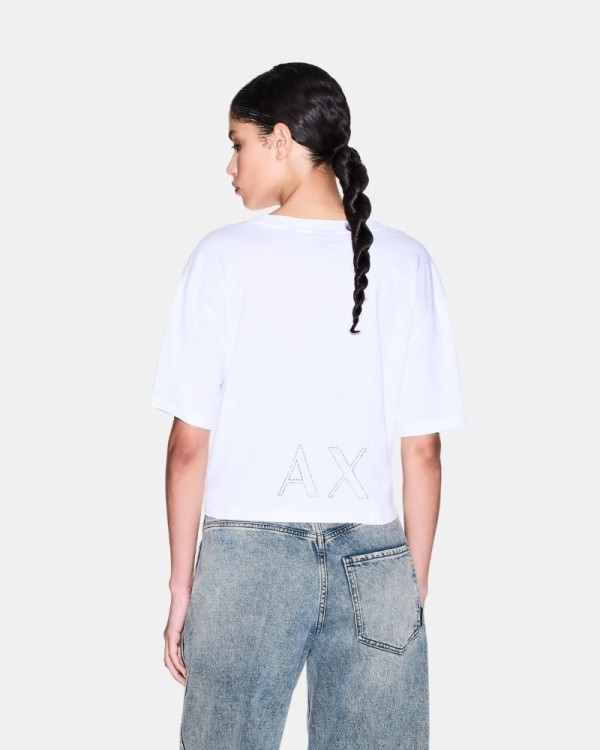 Camisetas Manga corta Mujer ARMANI EXCHANGE Blanco XW001709 AF17172