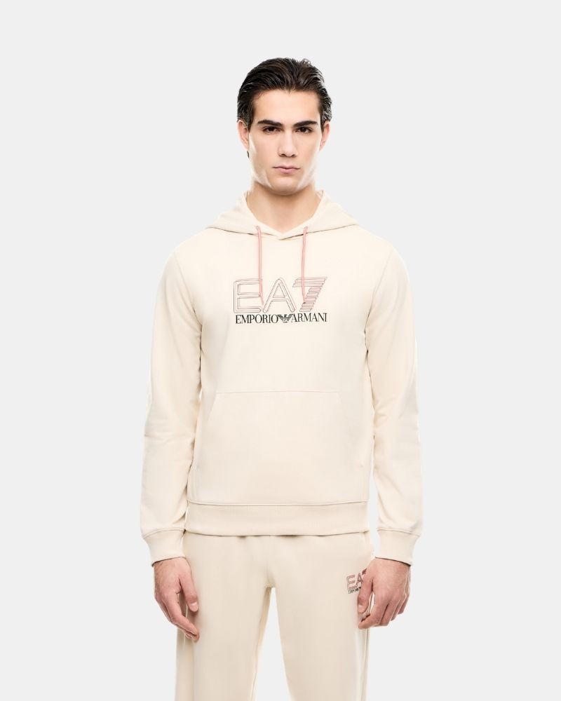 Sudaderas Hoodie Hombre EA7 Beige 7M001313 AF13512