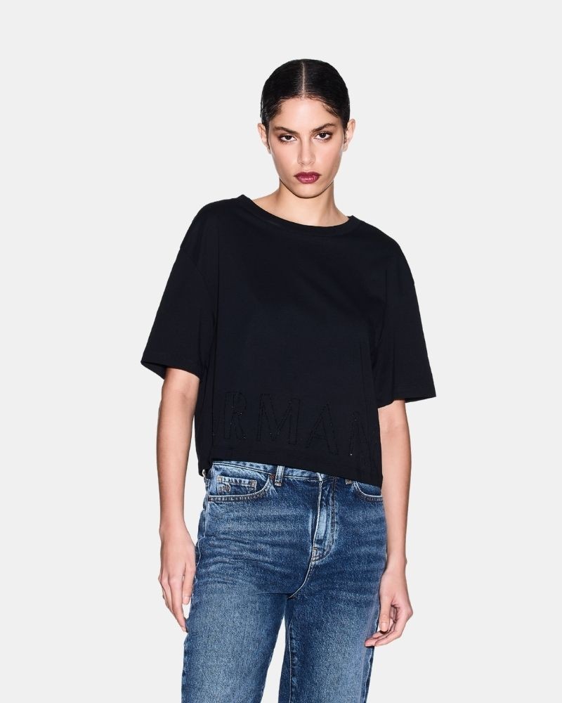 Camisetas Manga corta Mujer ARMANI EXCHANGE Blanco XW001709 AF17172