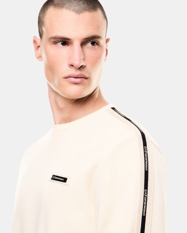 Sudaderas Sin capucha Hombre EA7 Beige 7M001478 AF12660
