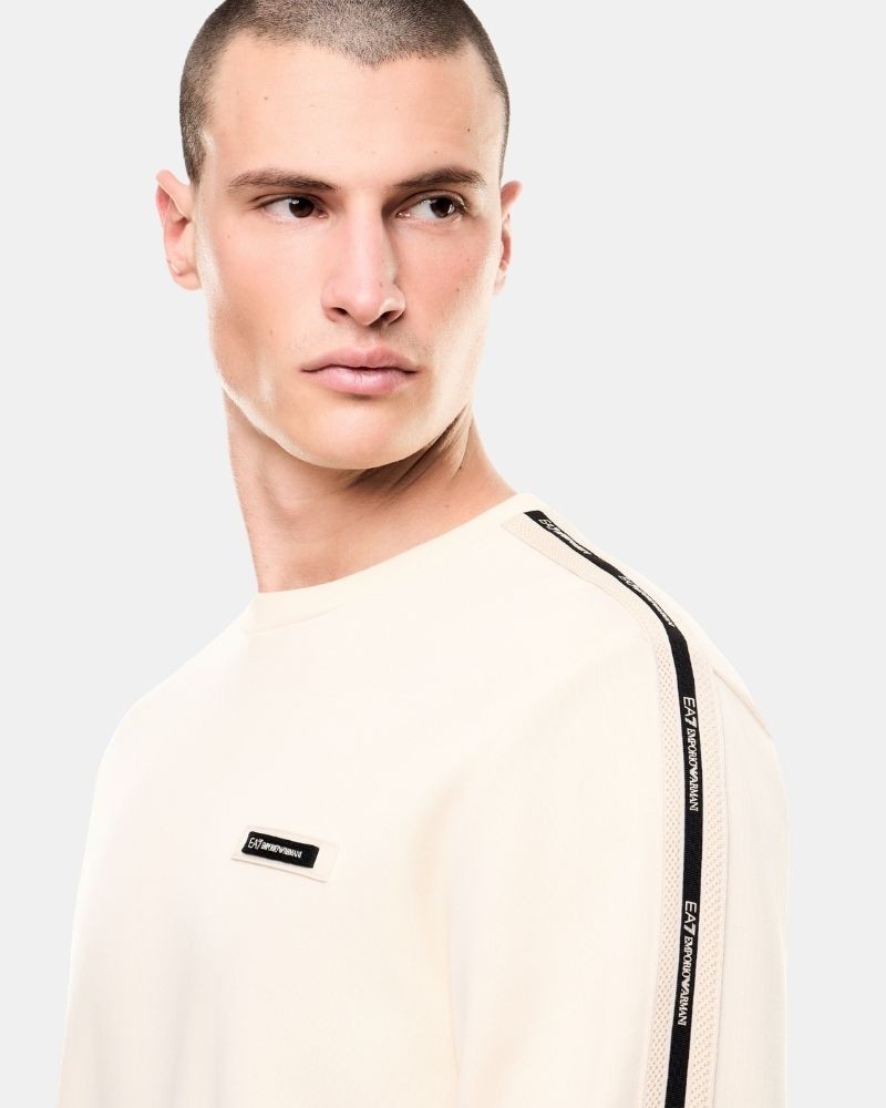 Sudaderas Sin capucha Hombre EA7 Beige 7M001478 AF12660