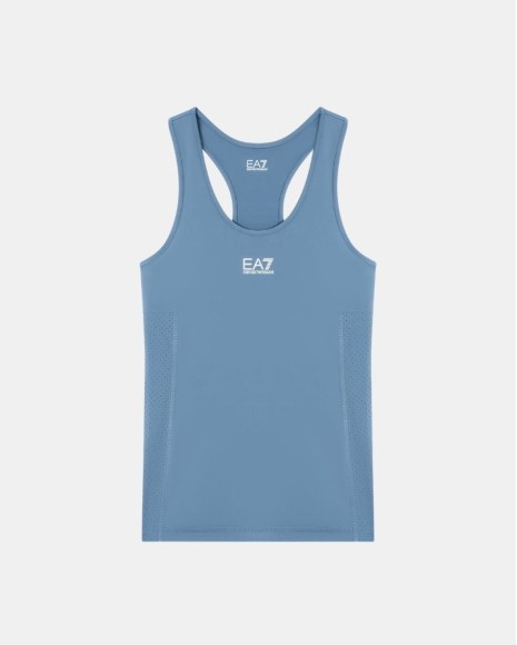 Camisetas Vaqueros Mujer EA7 Azul 7W000929 AF14524