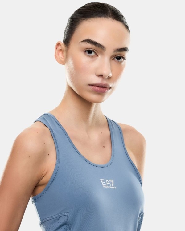 Camisetas Vaqueros Mujer EA7 Azul 7W000929 AF14524
