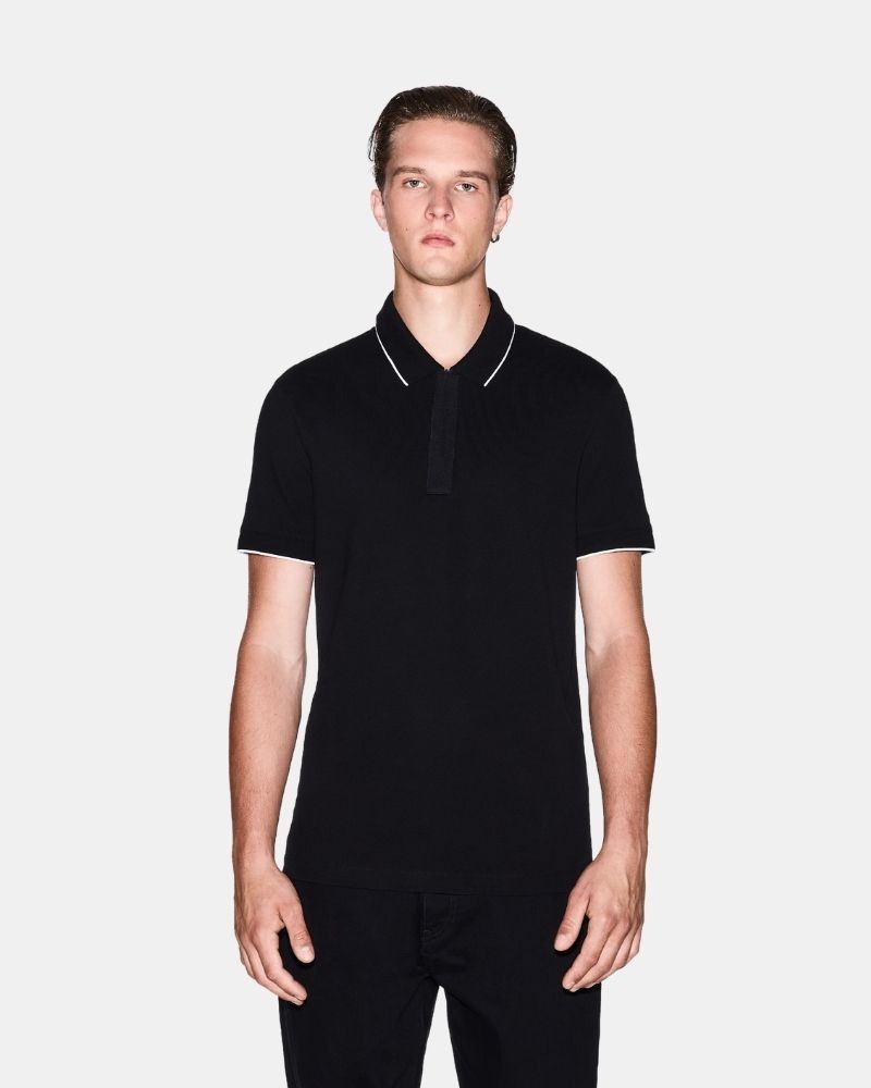 Camisetas Manga corta Polos Hombre ARMANI EXCHANGE Negro XM001285 AF10366