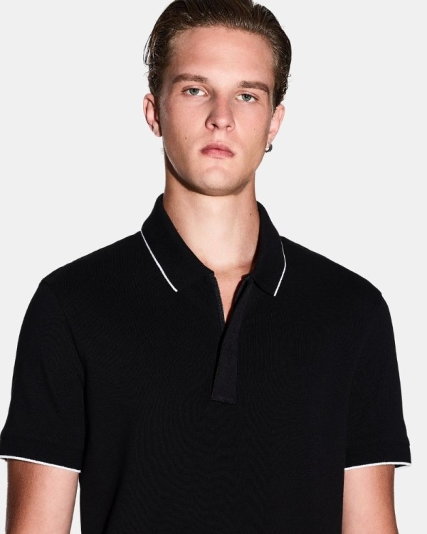 Camisetas Manga corta Polos Hombre ARMANI EXCHANGE Negro XM001285 AF10366