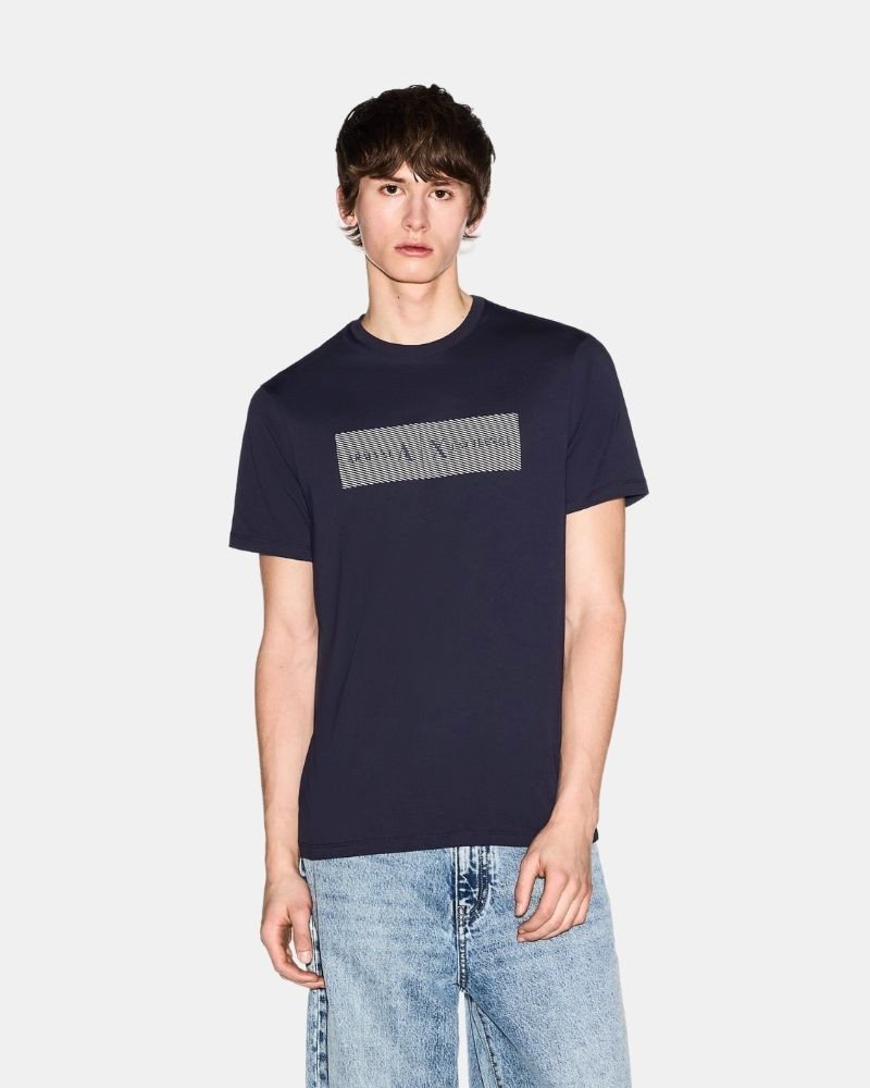 Camisetas Manga corta Hombre ARMANI EXCHANGE Azul XM002472 AF10356
