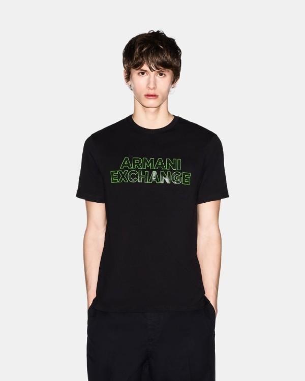 Camisetas Manga corta Hombre ARMANI EXCHANGE Negro XM002413 AF10361