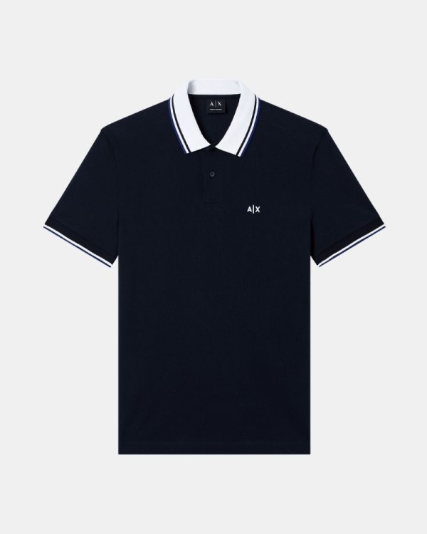 Camisetas Manga corta Polos Hombre ARMANI EXCHANGE Azul XM002350 AF10366