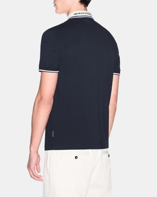 Camisetas Manga corta Polos Hombre ARMANI EXCHANGE Azul XM002350 AF10366