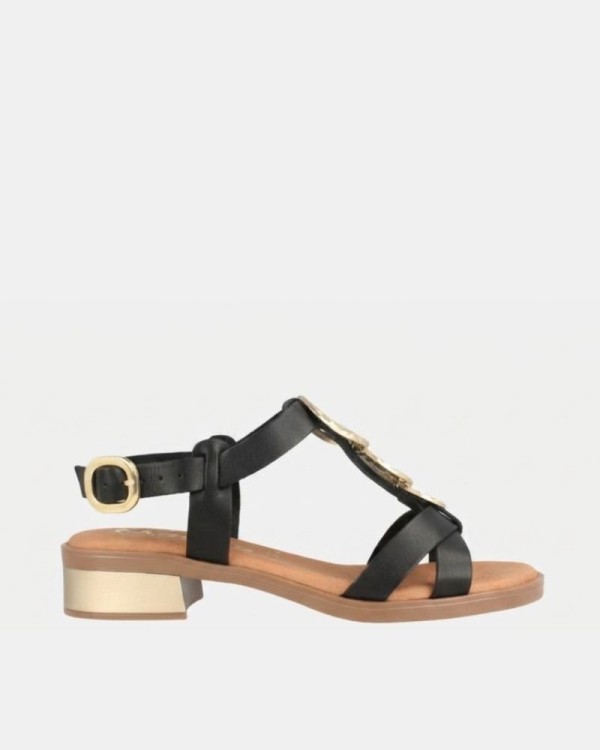 Sandalias Abiertas Mujer MARILA Negro AFON