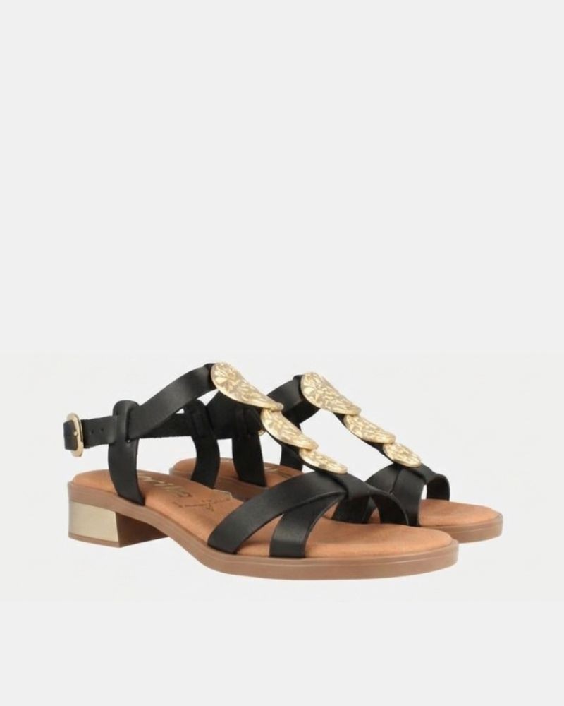 Sandalias Abiertas Mujer MARILA Negro AFON