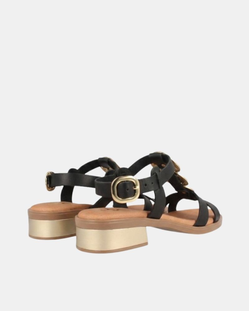 Sandalias Abiertas Mujer MARILA Negro AFON