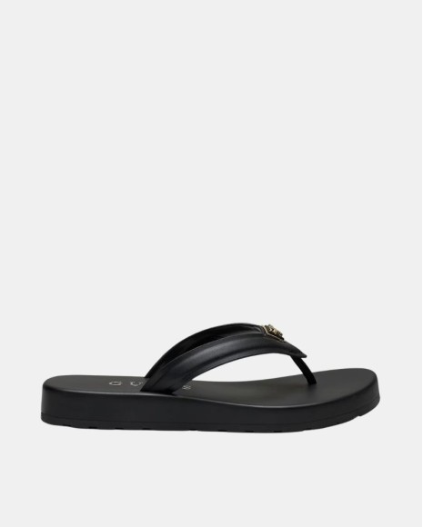 Sandalias De dedo Chancletas Mujer GUESS Negro FLJCNY ELE24