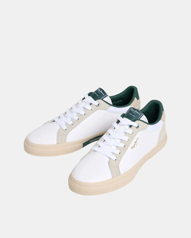 Zapatillas Bajas Hombre PEPE JEANS Blanco PMS300027 KENTON CITY M
