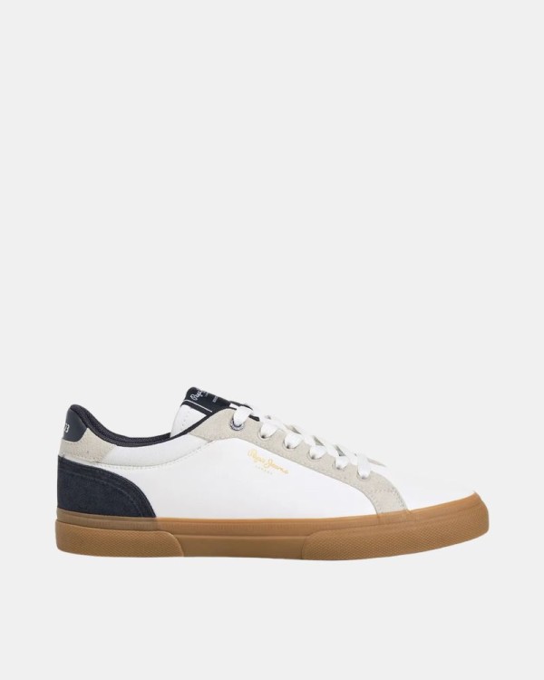 Zapatillas Bajas Hombre PEPE JEANS Blanco PMS300027 KENTON CITY M