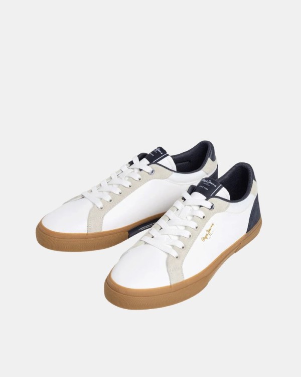 Zapatillas Bajas Hombre PEPE JEANS Blanco PMS300027 KENTON CITY M