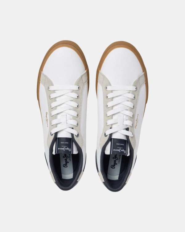 Zapatillas Bajas Hombre PEPE JEANS Blanco PMS300027 KENTON CITY M
