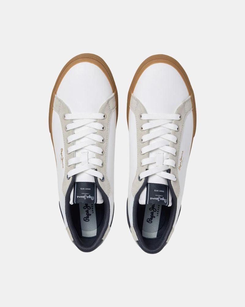 Zapatillas Bajas Hombre PEPE JEANS Blanco PMS300027 KENTON CITY M