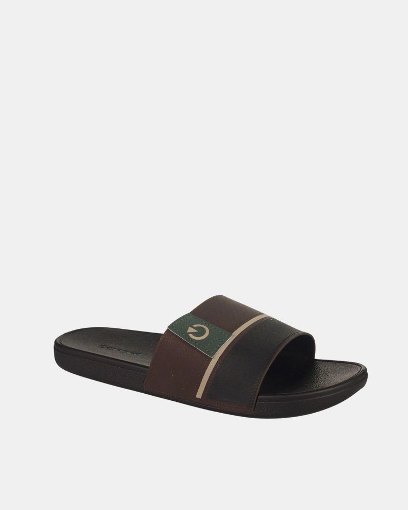 Sandalias Chancletas Hombre Cartago Marrón 12423 CARTAGO DAKAR III SLIDE AD