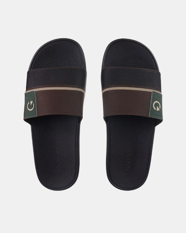 Sandalias Chancletas Hombre Cartago Marrón 12423 CARTAGO DAKAR III SLIDE AD