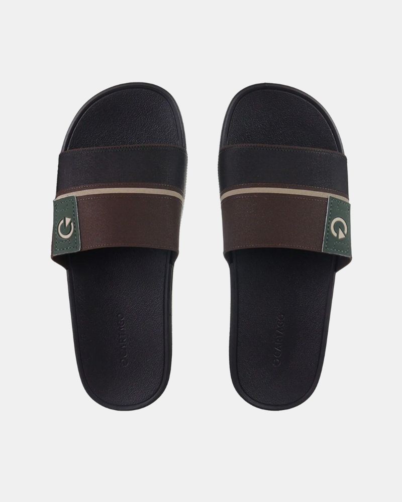 Sandalias Chancletas Hombre Cartago Marrón 12423 CARTAGO DAKAR III SLIDE AD