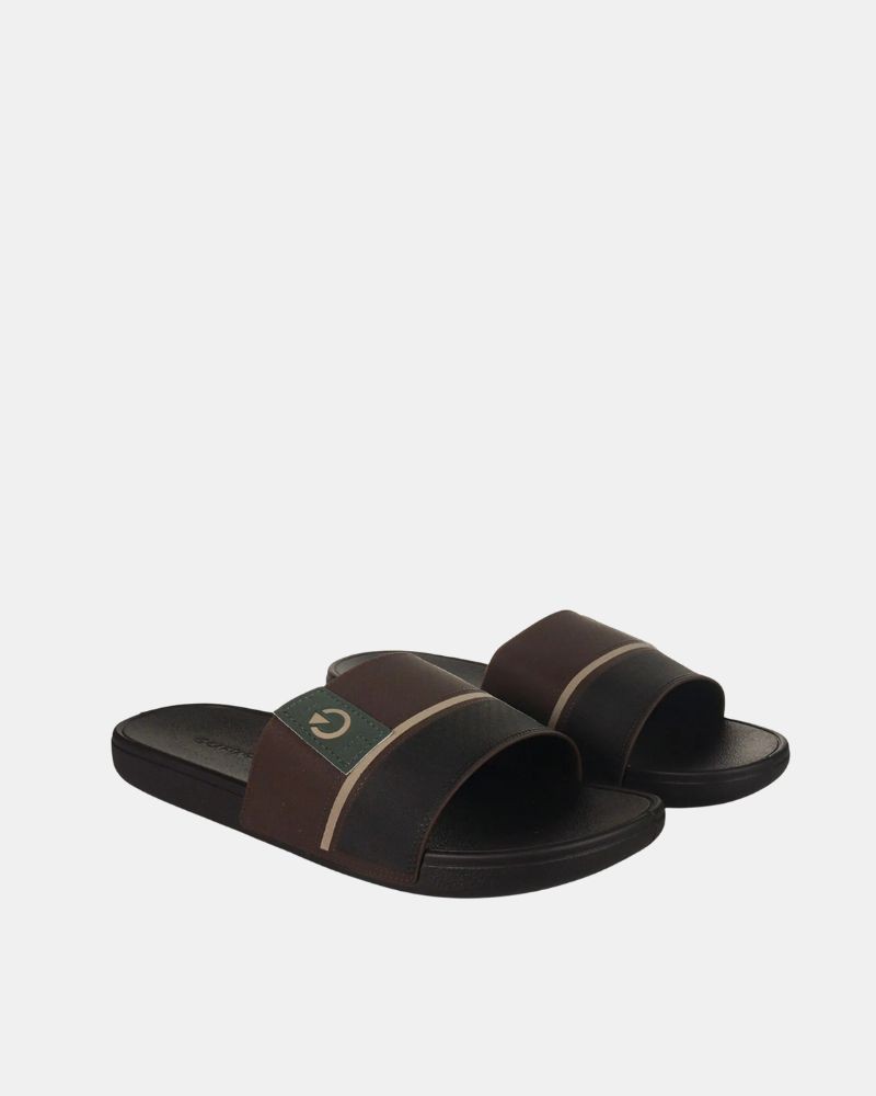 Sandalias Chancletas Hombre Cartago Marrón 12423 CARTAGO DAKAR III SLIDE AD