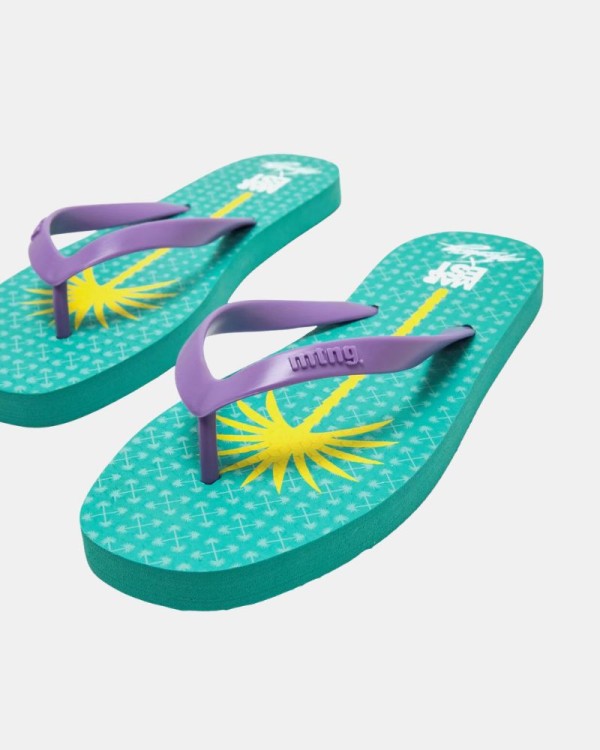 Sandalias De dedo Chancletas Mujer MUSTANG Azul 60202