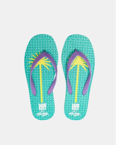 Sandalias De dedo Chancletas Mujer MUSTANG Azul 60202