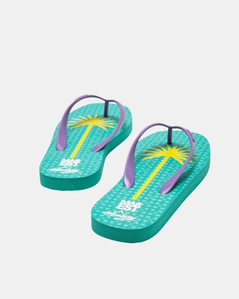 Sandalias De dedo Chancletas Mujer MUSTANG Azul 60202