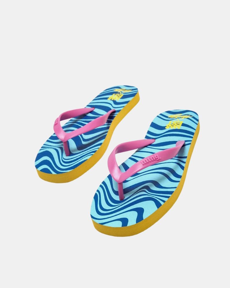 Sandalias De dedo Chancletas Mujer MUSTANG Azul 60202