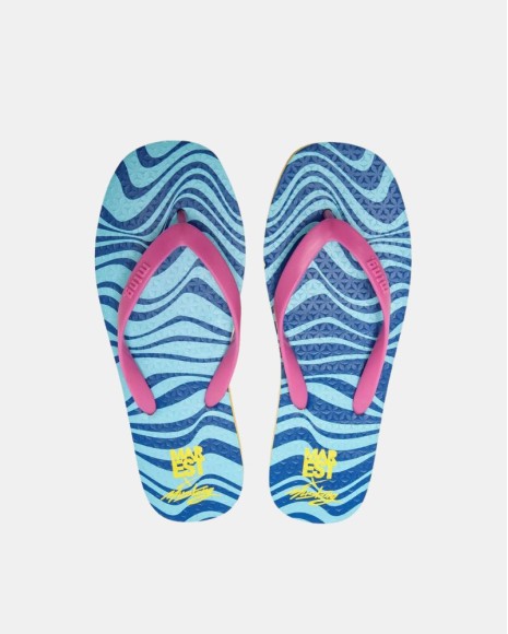 Sandalias De dedo Chancletas Mujer MUSTANG Azul 60202