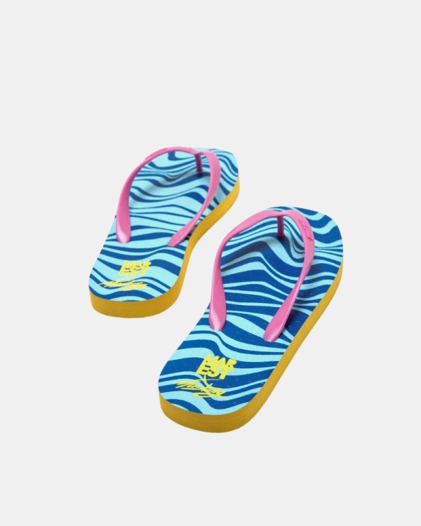 Sandalias De dedo Chancletas Mujer MUSTANG Azul 60202