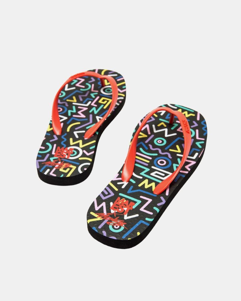 Sandalias De dedo Chancletas Mujer MUSTANG Negro 60202