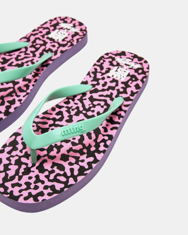 Sandalias De dedo Chancletas Mujer MUSTANG Rosa 60202