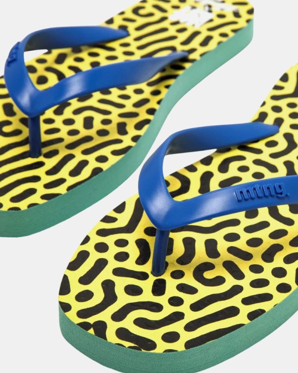 Sandalias De dedo Chancletas Mujer MUSTANG Amarrillo 60202