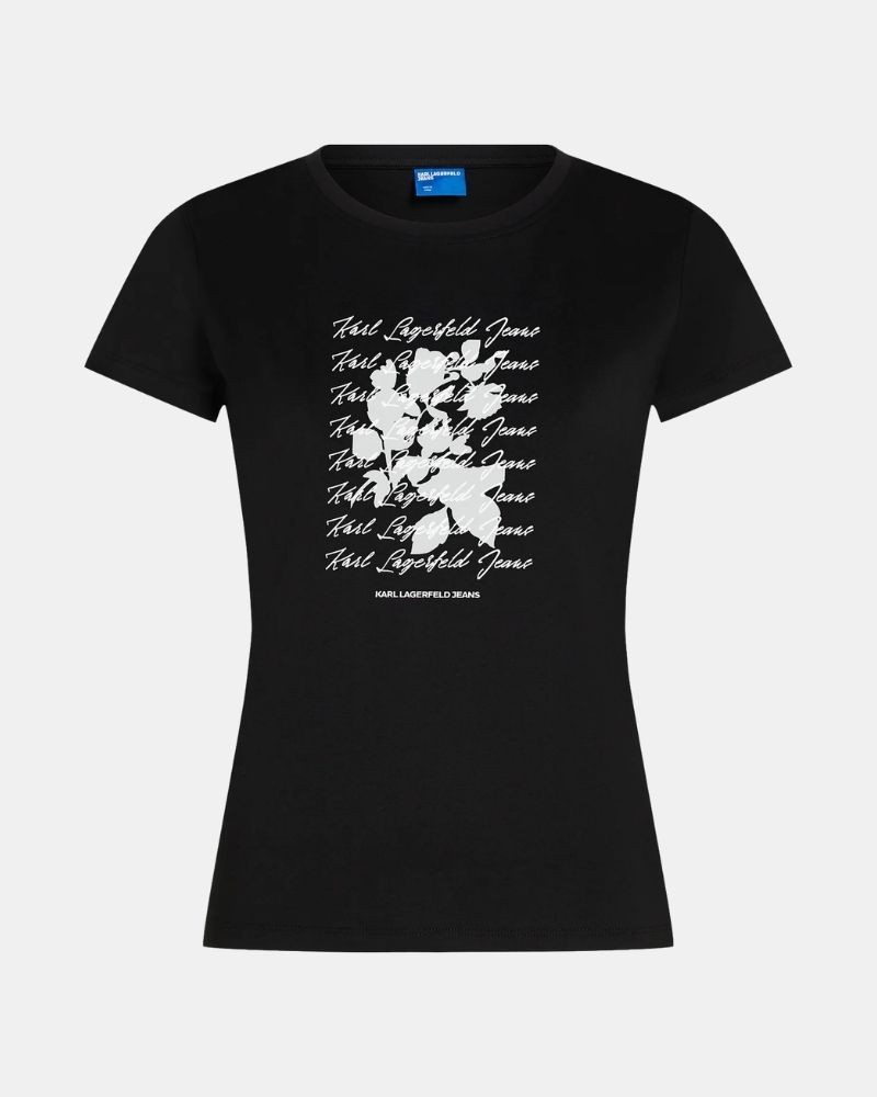 Camisetas Manga corta Mujer Karl Lagerfeld Negro B3W17021