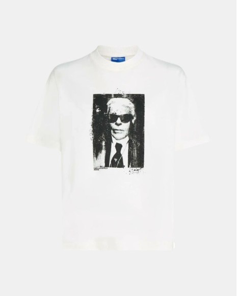 Camisetas Manga corta Mujer Karl Lagerfeld Blanco B3W17046