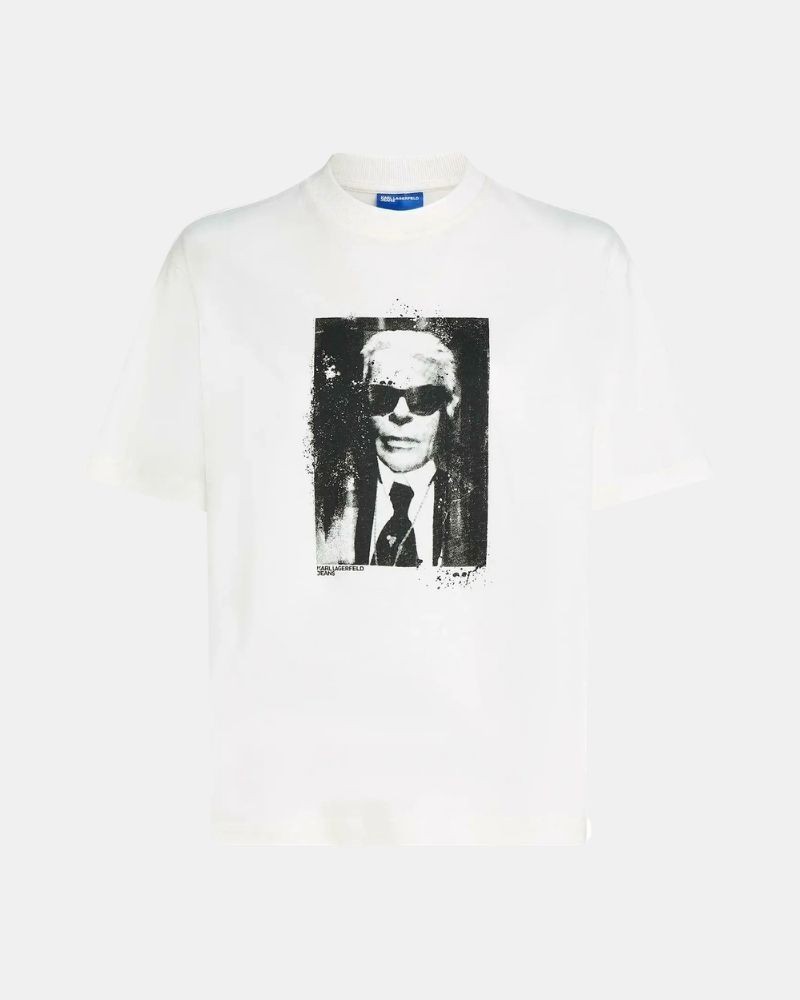 Camisetas Manga corta Mujer Karl Lagerfeld Blanco B3W17046