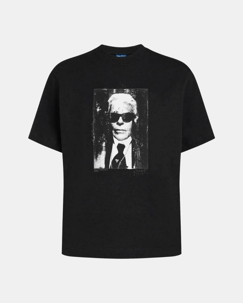 Camisetas Manga corta Mujer Karl Lagerfeld Negro B3W17046