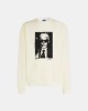 Sudaderas Sin capucha Mujer Karl Lagerfeld Blanco B3W20018