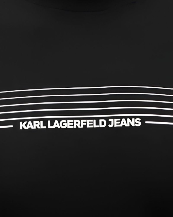 Camisetas Manga corta Hombre Karl Lagerfeld Negro B3M17001