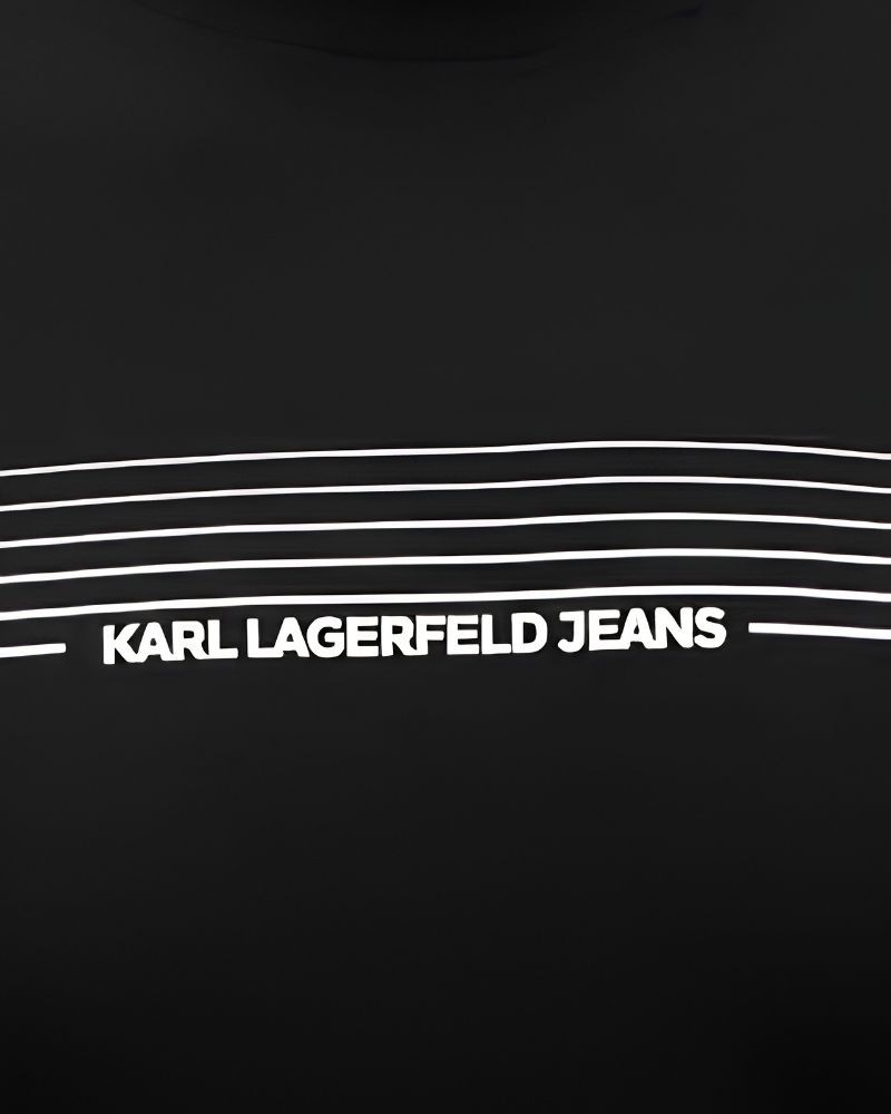 Camisetas Manga corta Hombre Karl Lagerfeld Negro B3M17001
